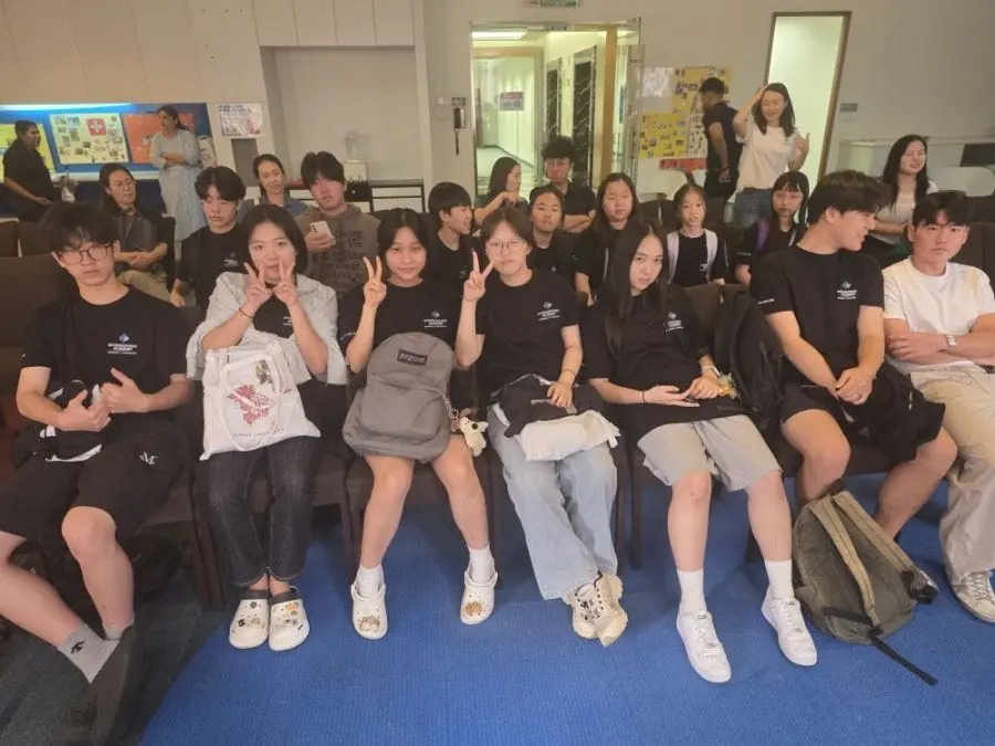 교실에서 단체 사진